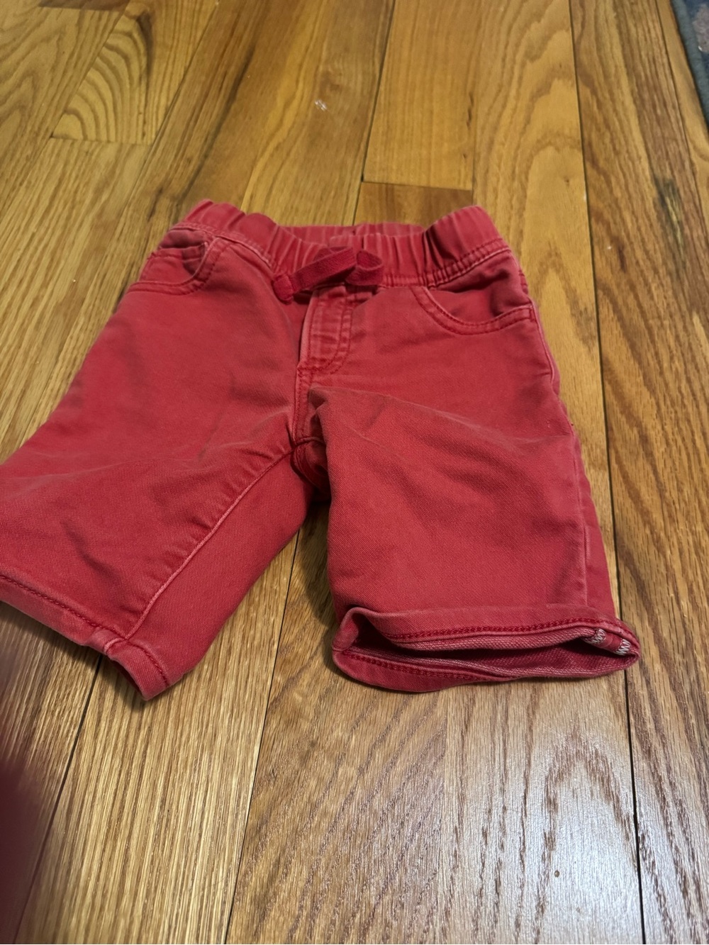 GAP Red Pull-On Shorts with Drawstring